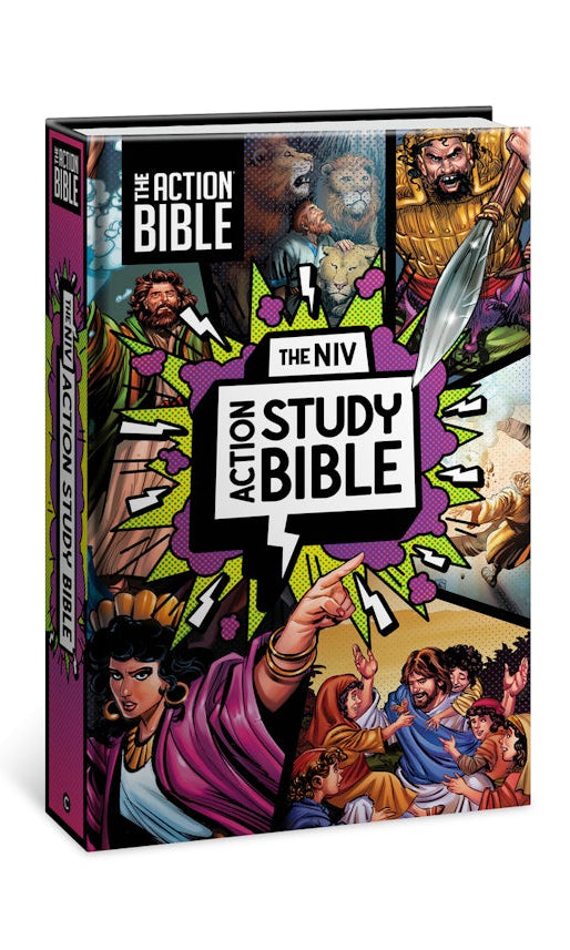 Cover image for The NIV Action Study Bible, Hardcover, Full Color, isbn: 9780830787432