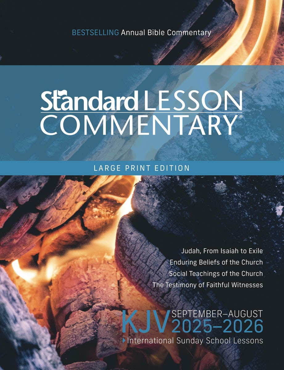 Cover image for KJV Standard Lesson Commentary(r) Large Print Edition 2025-2026, isbn: 9780830787616