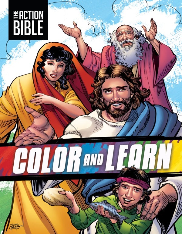 Cover image for The Action Bible Color and Learn, isbn: 9780830788057
