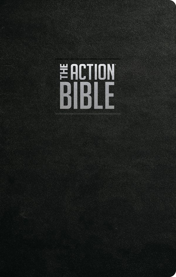 Cover image for The Action Bible Premium Edition, Leathersoft, Full Color (Action Bible Series), isbn: 9780830792979