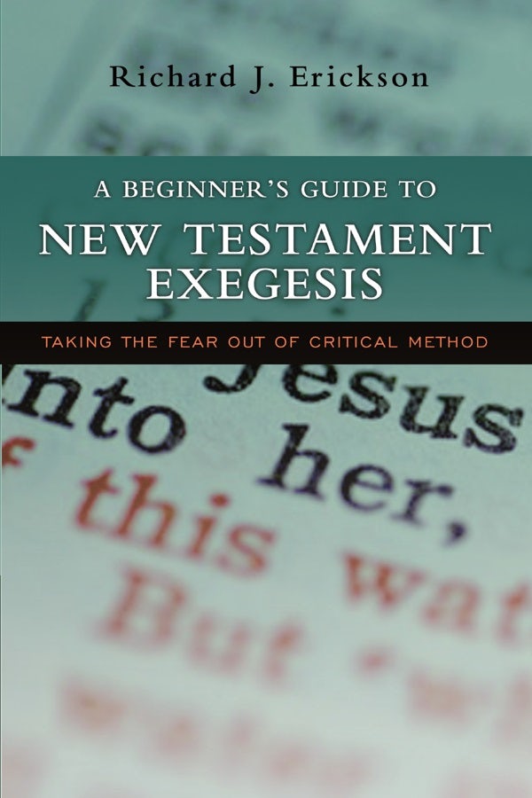 Cover image for A Beginner's Guide to New Testament Exegesis, isbn: 9780830827718