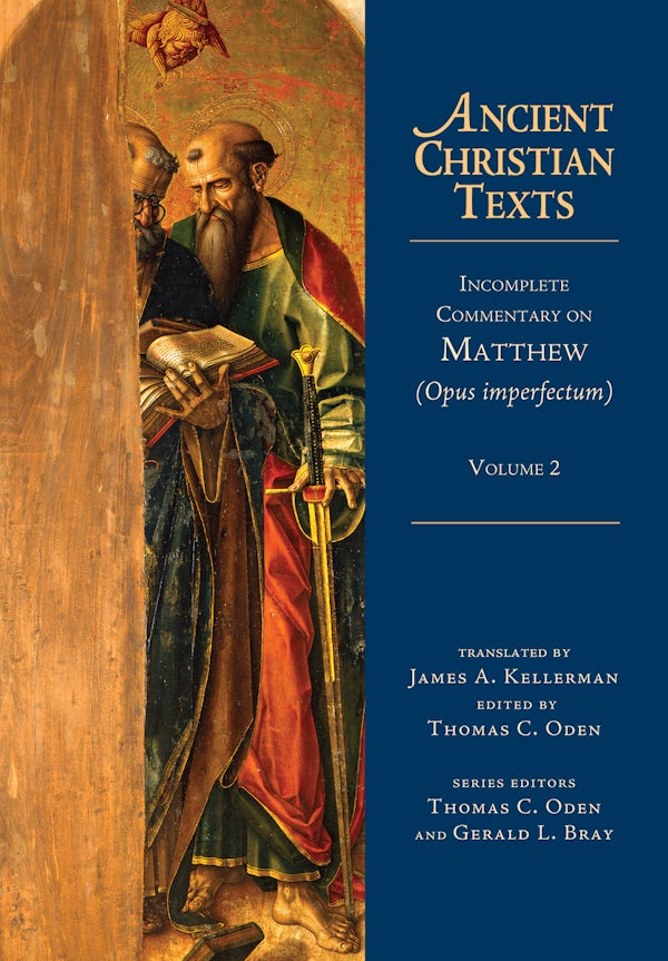 Cover image for Incomplete Commentary on Matthew (Opus Imperfectum), isbn: 9780830829026