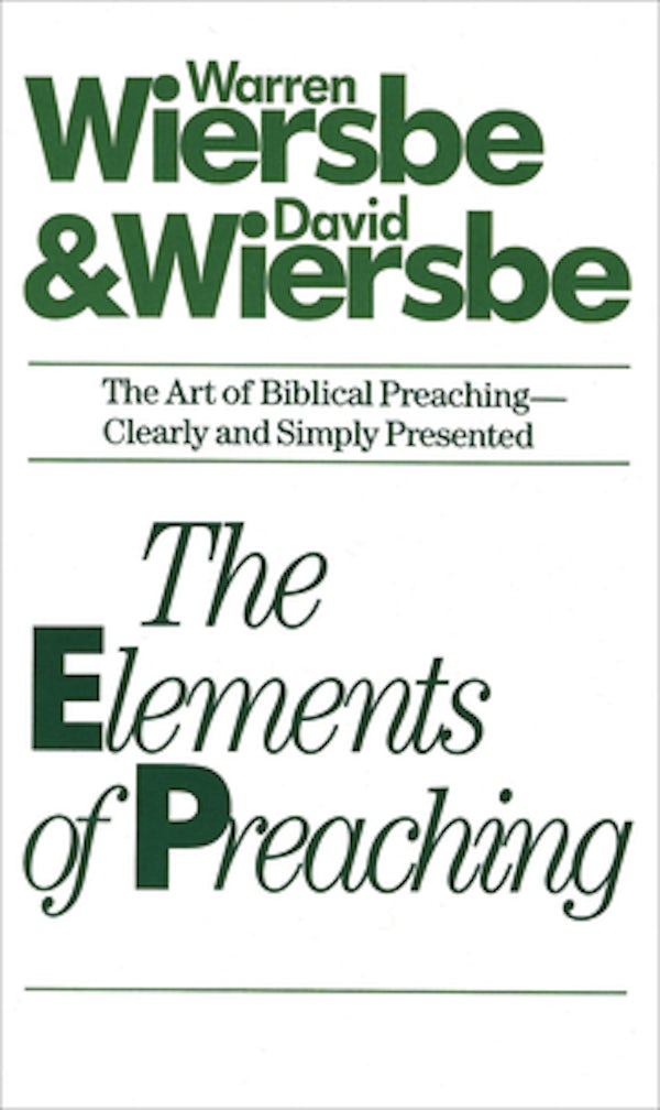 Cover image for The Elements of Preaching, isbn: 9780842307574
