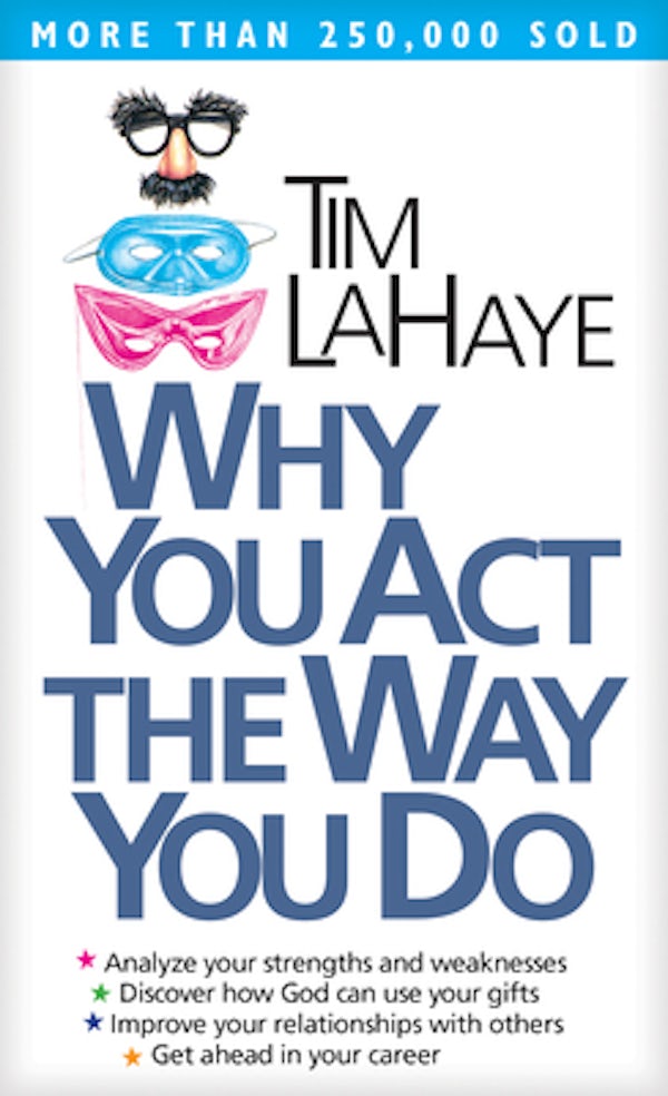 Cover image for Why You Act the Way You Do, isbn: 9780842382120