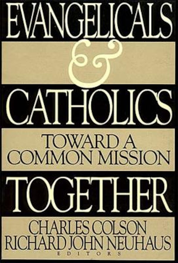 Cover image for Evangelicals and Catholics Together, isbn: 9780849938603