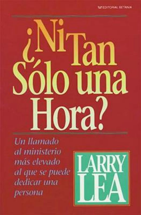 Cover image for La ��Ni Tan S��lo Una Hora?, isbn: 9780881130539