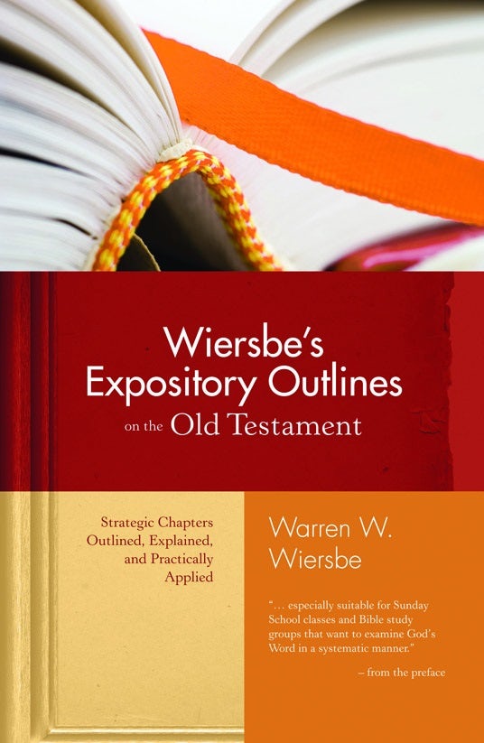 Cover image for Wiersbe's Expository Outlines on the Old Testament, isbn: 9780896938472