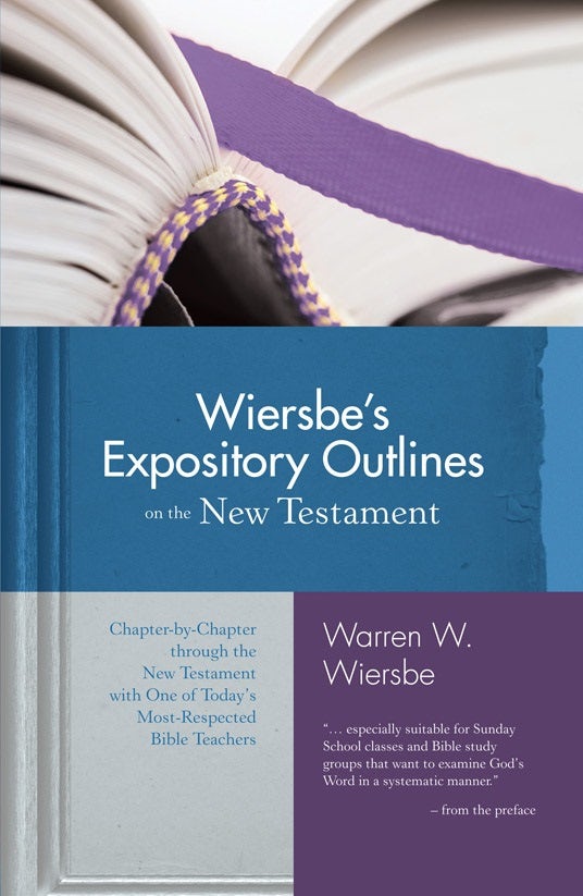 Cover image for Wiersbe's Expository Outlines on the New Testament, isbn: 9780896938489