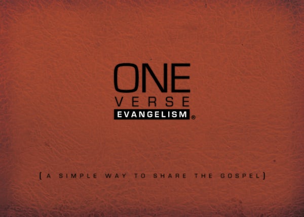 Cover image for One-Verse Evangelism, isbn: 9780972902366