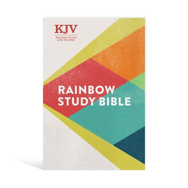 Cover image for KJV Rainbow Study Bible, Hardcover, isbn: 9781087721873