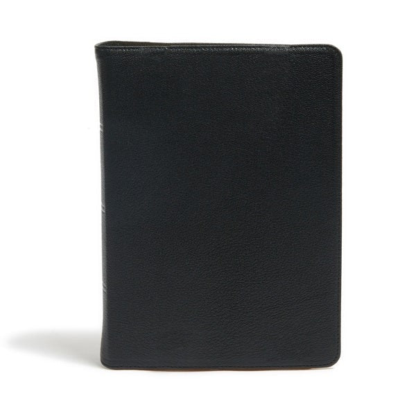Cover image for KJV Study Bible, Full-Color, Black Premium Goatskin, Indexed, isbn: 9781087722023