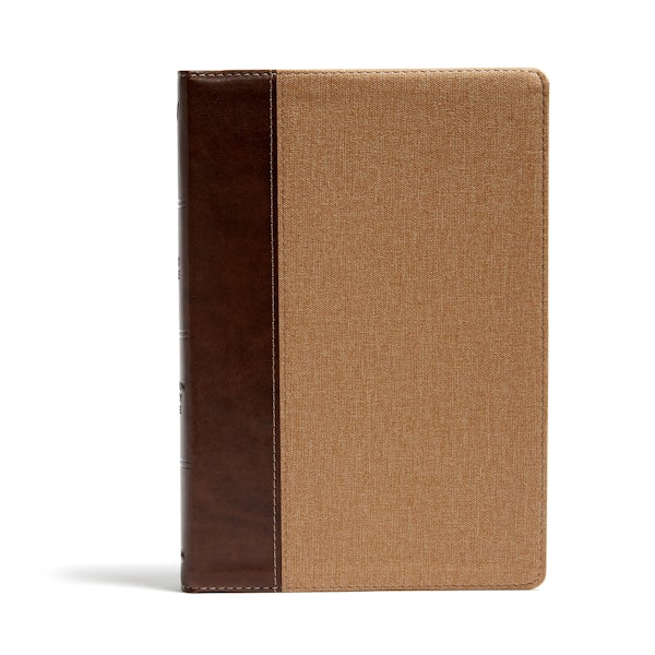 Cover image for KJV Rainbow Study Bible, Brown/Tan Leathertouch, isbn: 9781087722030