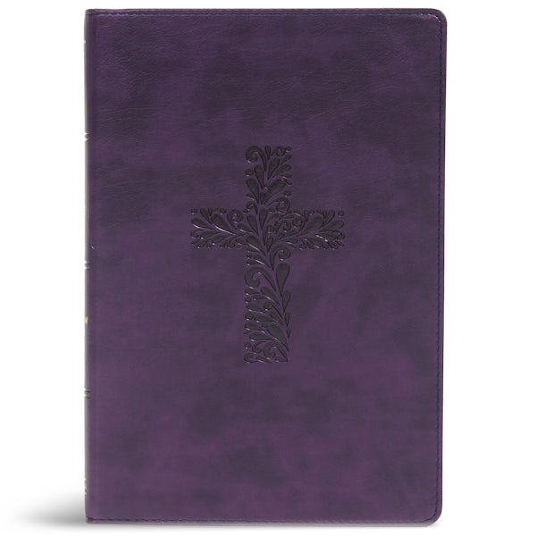 Cover image for KJV Rainbow Study Bible, Purple Leathertouch, isbn: 9781087722054