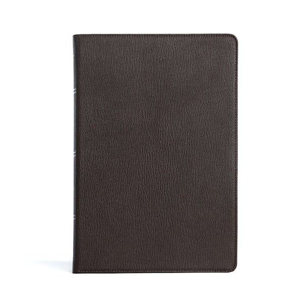 Cover image for KJV Large Print Thinline Bible, Holman Handcrafted Collection, Brown Premium Goatskin, isbn: 9781087722184