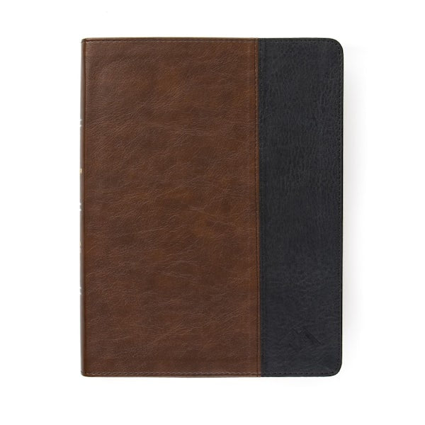 Cover image for CSB Men of Character Bible, Brown/Black Leathertouch, isbn: 9781087730264