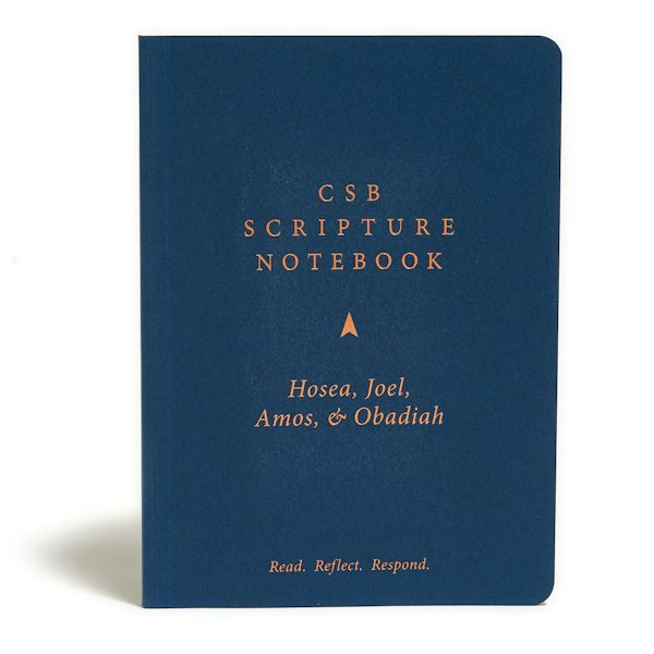 Cover image for CSB Scripture Notebook, Hosea, Joel, Amos, Obadiah, isbn: 9781087731292