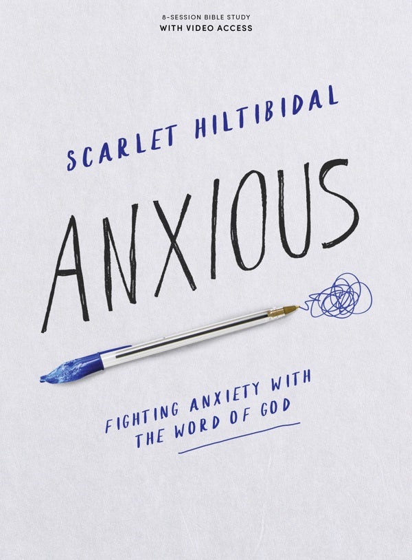 Cover image for Anxious - Bible Study Book with Video Access, isbn: 9781087733869