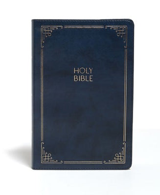 Cover image for KJV Large Print Personal Size Reference Bible, Navy Leathertouch, isbn: 9781087734088