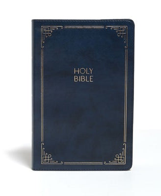 Cover image for KJV Large Print Personal Size Reference Bible, Navy Leathertouch, isbn: 9781087734088