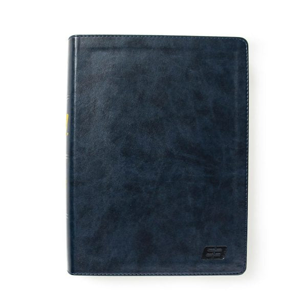 Cover image for CSB E3 Discipleship Bible, Navy Leathertouch, isbn: 9781087742175