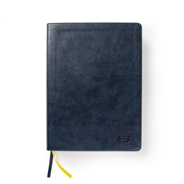 Cover image for CSB E3 Discipleship Bible, Navy Leathertouch, Indexed, isbn: 9781087742182