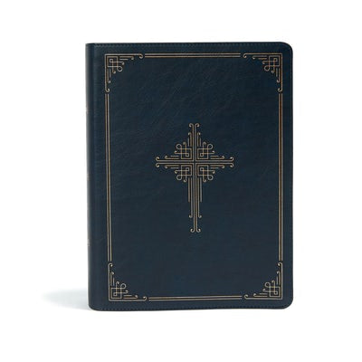 Cover image for CSB Ancient Faith Study Bible, Navy Leathertouch, isbn: 9781087742359
