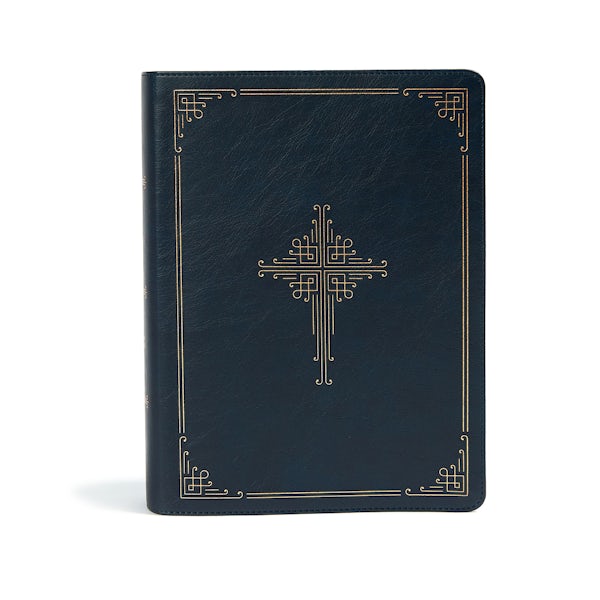 Cover image for CSB Ancient Faith Study Bible, Navy Leathertouch, isbn: 9781087742359