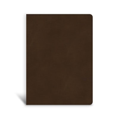 Cover image for CSB Single-Column Wide-Margin Bible, Brown Leathertouch, isbn: 9781087742861