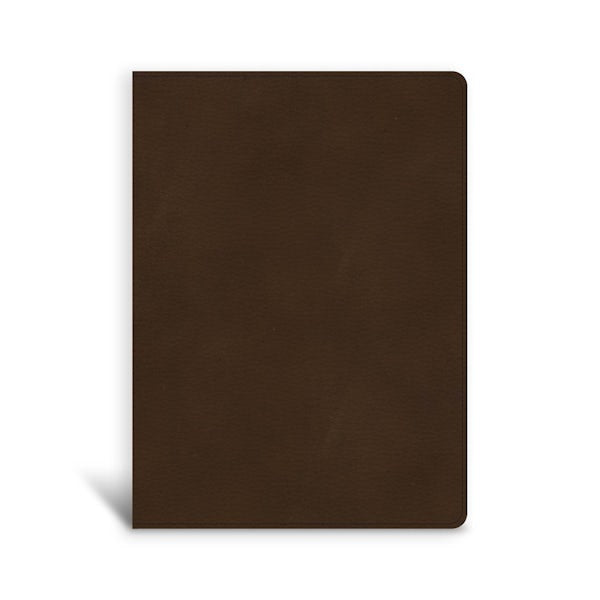 Cover image for CSB Single-Column Wide-Margin Bible, Brown Leathertouch, isbn: 9781087742861