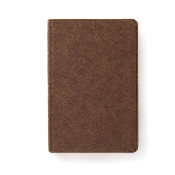 Cover image for CSB Single-Column Compact Bible, Digital Study Edition, Brown Leathertouch, isbn: 9781087751351