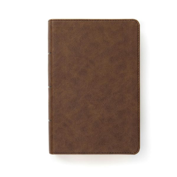 Cover image for CSB Single-Column Compact Bible, Digital Study Edition, Brown Leathertouch, isbn: 9781087751351