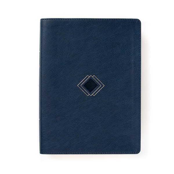Cover image for CSB Day-By-Day Chronological Bible, Navy Leathertouch, isbn: 9781087758015