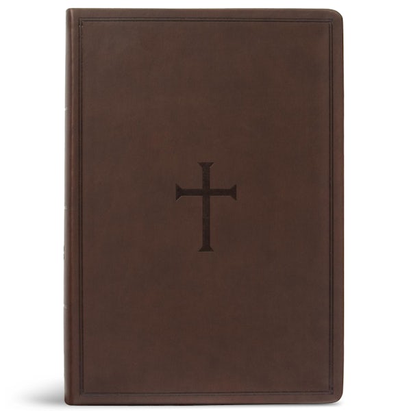 Cover image for CSB Super Giant Print Reference Bible, Value Edition, Brown Leathertouch, isbn: 9781087758022