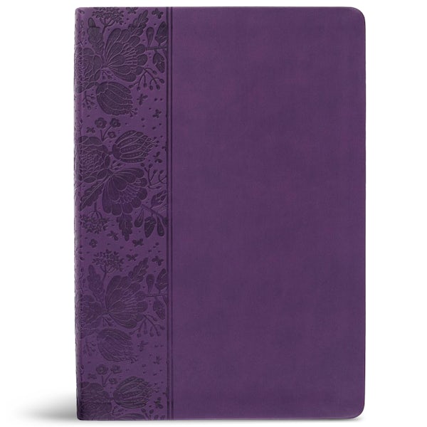 Cover image for CSB Super Giant Print Reference Bible, Value Edition, Purple Leathertouch, isbn: 9781087758039