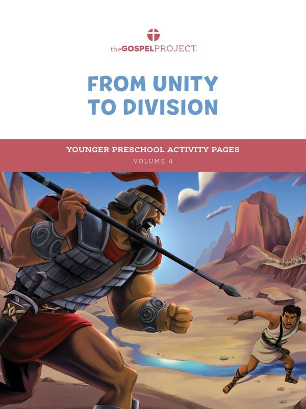 Cover image for The Gospel Project for Preschool: Younger Preschool Activity Pages - Volume 4: From Unity to Division, isbn: 9781087758107