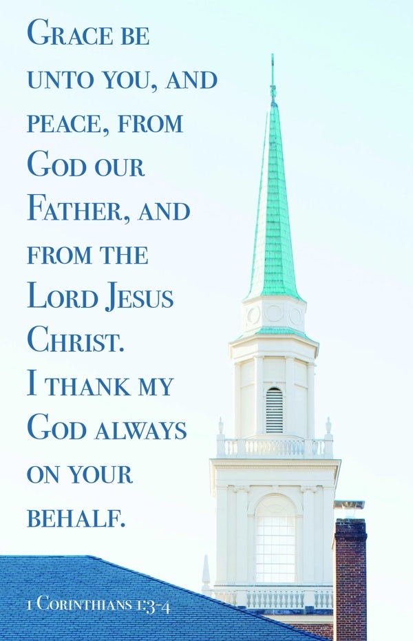 Cover image for Pastor Appreciation Bulletin: Thank You (Package of 100), isbn: 9781087765051