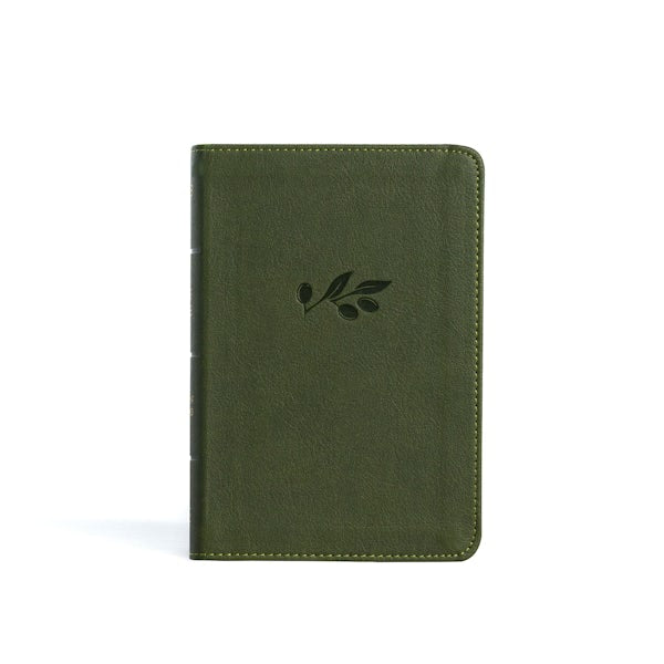 Cover image for NASB Large Print Compact Reference Bible, Olive Leathertouch, isbn: 9781087765716
