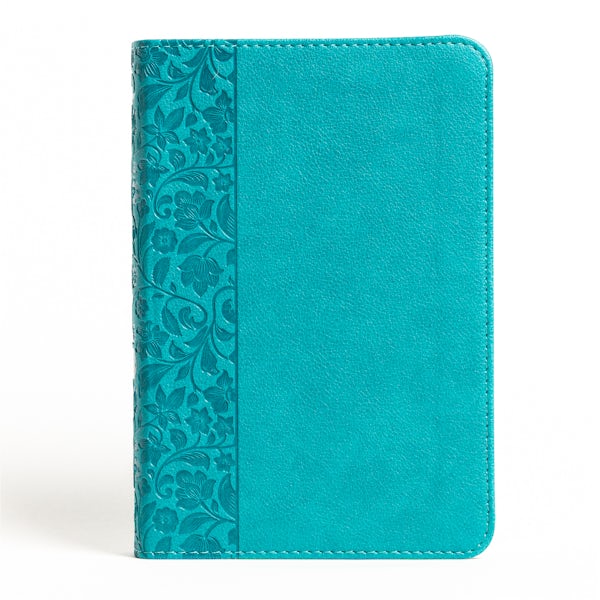 Cover image for NASB Large Print Compact Reference Bible, Teal Leathertouch, isbn: 9781087765723
