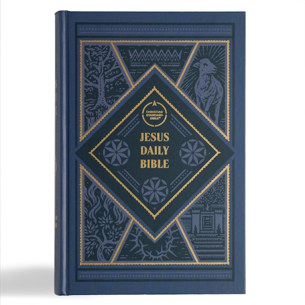 Cover image for CSB Jesus Daily Bible, Hardcover, isbn: 9781087766157