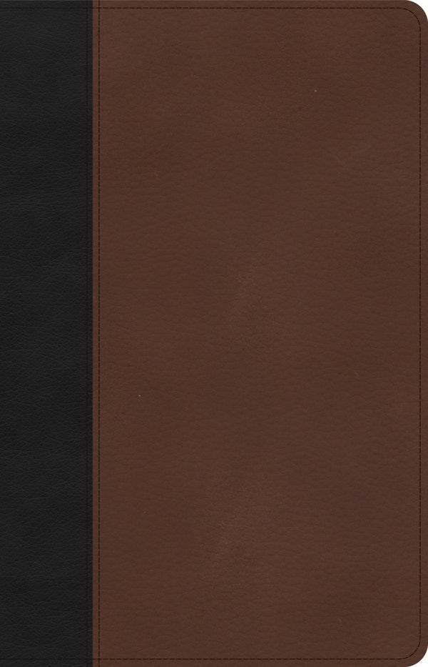 Cover image for CSB Thinline Bible, Black/Brown Leathertouch, isbn: 9781087767666
