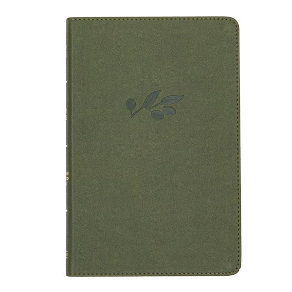 Cover image for CSB Thinline Reference Bible, Olive Leathertouch, isbn: 9781087767796