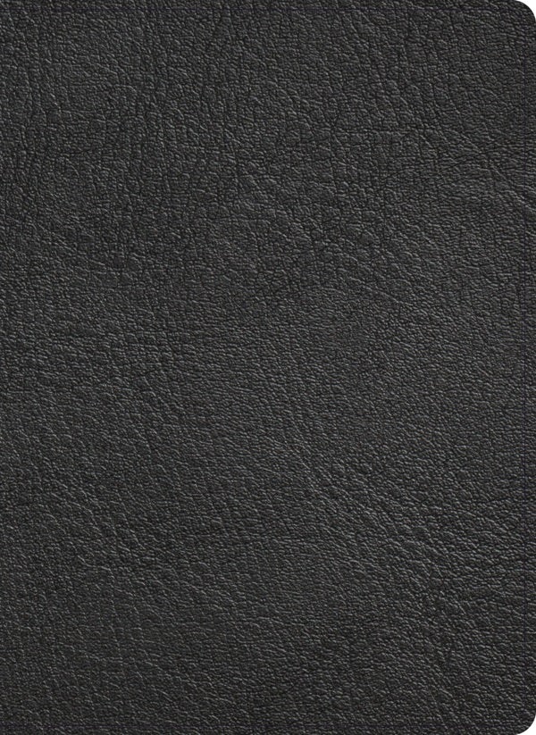 Cover image for KJV Study Bible, Full-Color, Holman Handcrafted Collection, Black Premium Goatskin, isbn: 9781087767895