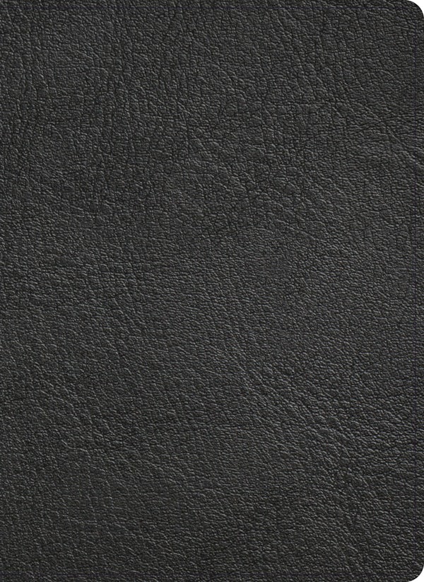 Cover image for KJV Study Bible, Full-Color, Holman Handcrafted Collection, Black Premium Goatskin, isbn: 9781087767895