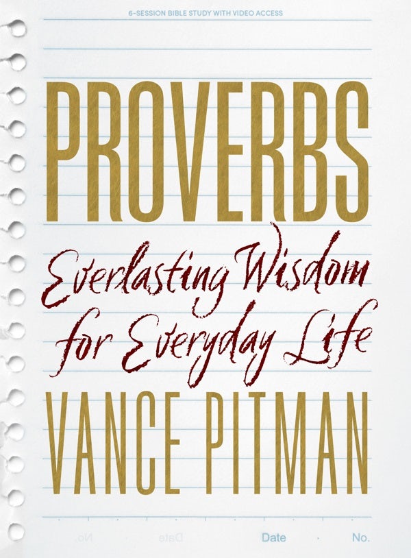 Cover image for Proverbs - Bible Study Book with Video Access, isbn: 9781087771779