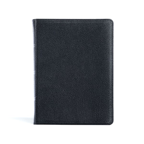 Cover image for CSB Pastor's Bible, Verse-By-Verse Edition, Holman Handcrafted Collection, Black Premium Goatskin, isbn: 9781087774343