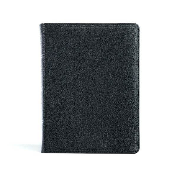 Cover image for CSB Pastor's Bible, Verse-By-Verse Edition, Holman Handcrafted Collection, Black Premium Goatskin, isbn: 9781087774343
