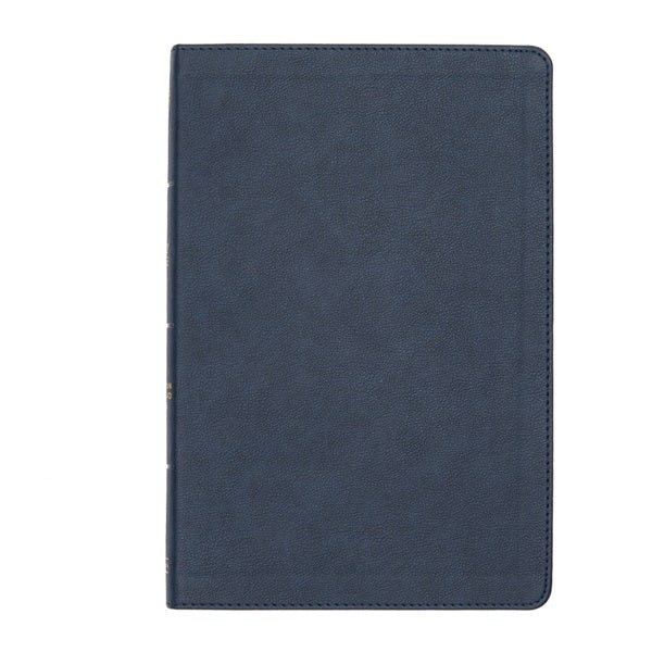 Cover image for CSB Large Print Thinline Bible, Navy Leathertouch, isbn: 9781087774398