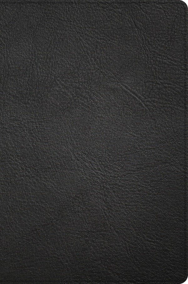 Cover image for CSB Large Print Thinline Bible, Holman Handcrafted Collection, Black Premium Goatskin, isbn: 9781087774435
