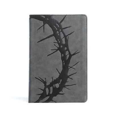 Cover image for CSB Large Print Personal Size Reference Bible, Charcoal Leathertouch, Indexed, isbn: 9781087774503