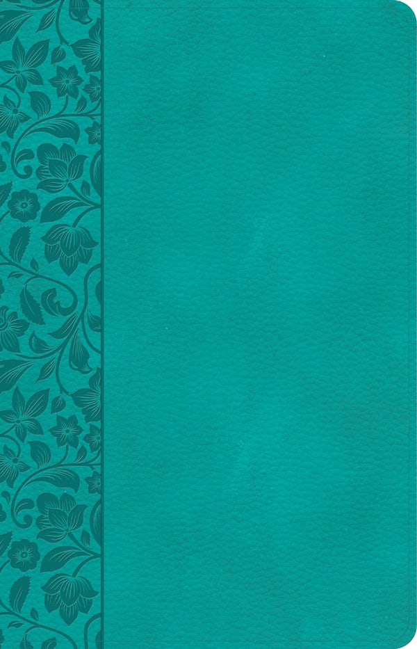 Cover image for CSB Large Print Personal Size Reference Bible, Digital Study Edition, Easy-To-Read Optimal Type, Teal Leathertouch, Indexed, isbn: 9781087774589